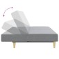 vidaXL 2-tlg. Sofagarnitur Hellgrau Stoff vidaXL 2-tlg. Sofagarnitur Hellgrau Stoff