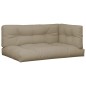 vidaXL Palettenkissen 5-tlg. Taupe Stoff vidaXL Palettenkissen 5-tlg. Taupe Stoff