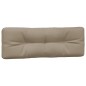 vidaXL Palettenkissen 5-tlg. Taupe Stoff vidaXL Palettenkissen 5-tlg. Taupe Stoff