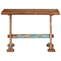 vidaXL Esstisch 110x55x78 cm Altholz Massiv