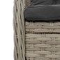 vidaXL 5-tlg. Garten-Essgruppe mit Kissen Hellgrau Poly Rattan vidaXL 5-tlg. Garten-Essgruppe mit Kissen Hellgrau Poly Rattan