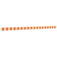 vidaXL Markisenvolant Gelb und Orange Gestreift 4,5 m