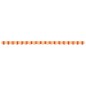 vidaXL Markisenvolant Gelb und Orange Gestreift 4,5 m