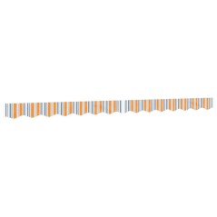 vidaXL Markisenvolant Mehrfarbig Gestreift 3,5 m