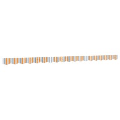 vidaXL Markisenvolant Mehrfarbig Gestreift 4,5 m
