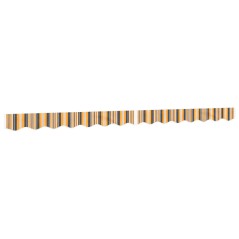 vidaXL Markisenvolant Gelb und Grau Gestreift 3,5 m