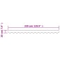 vidaXL Markisenvolant Gelb und Grau Gestreift 3,5 m vidaXL Markisenvolant Gelb und Grau Gestreift 3,5 m