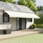 vidaXL Markisenvolant Creme Gestreift 6 m vidaXL Markisenvolant Creme Gestreift 6 m