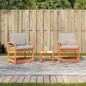 vidaXL 3-tlg. Garten-Lounge-Set Wachsbraun Massivholz Kiefer vidaXL 3-tlg. Garten-Lounge-Set Wachsbraun Massivholz Kiefer