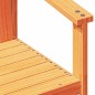 vidaXL 3-tlg. Garten-Lounge-Set Wachsbraun Massivholz Kiefer vidaXL 3-tlg. Garten-Lounge-Set Wachsbraun Massivholz Kiefer