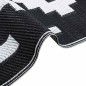 vidaXL Outdoor-Teppich ARAKIL Weiß und Schwarz 190x290 cm PP vidaXL Outdoor-Teppich ARAKIL Weiß und Schwarz 190x290 cm PP