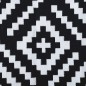vidaXL Outdoor-Teppich ARAKIL Weiß und Schwarz 190x290 cm PP vidaXL Outdoor-Teppich ARAKIL Weiß und Schwarz 190x290 cm PP