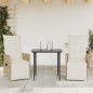 vidaXL Gartensessel mit Kissen 2 Stk. Verstellbar Beige Poly Rattan vidaXL Gartensessel mit Kissen 2 Stk. Verstellbar Beige Poly Rattan