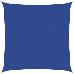 vidaXL Sonnensegel 160 g/m² Quadratisch Blau 7x7 m HDPE
