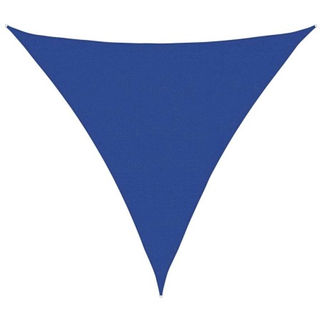 vidaXL Sonnensegel 160 g/m² Dreieckig Blau 6x6x6 m HDPE