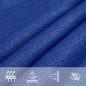 vidaXL Sonnensegel 160 g/m² Dreieckig Blau 6x6x6 m HDPE vidaXL Sonnensegel 160 g/m² Dreieckig Blau 6x6x6 m HDPE