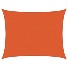 vidaXL Sonnensegel 160 g/m² Rechteckig Orange 6x8 m HDPE