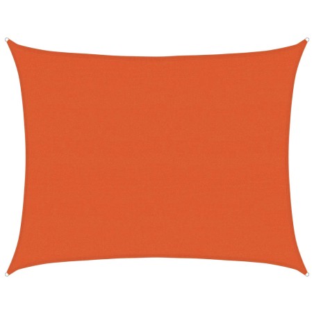 vidaXL Sonnensegel 160 g/m² Rechteckig Orange 6x8 m HDPE