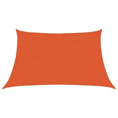 vidaXL Sonnensegel 160 g/m² Trapezform Orange 3/4x2 m HDPE