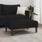 vidaXL Fußhocker Schwarz 77x55x31 cm Stoff vidaXL Fußhocker Schwarz 77x55x31 cm Stoff