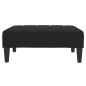 vidaXL Fußhocker Schwarz 77x55x31 cm Stoff vidaXL Fußhocker Schwarz 77x55x31 cm Stoff