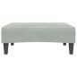 vidaXL Fußhocker Hellgrau 77x55x31 cm Samt vidaXL Fußhocker Hellgrau 77x55x31 cm Samt