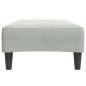 vidaXL Fußhocker Hellgrau 77x55x31 cm Samt vidaXL Fußhocker Hellgrau 77x55x31 cm Samt