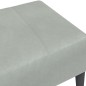 vidaXL Fußhocker Hellgrau 77x55x31 cm Samt vidaXL Fußhocker Hellgrau 77x55x31 cm Samt