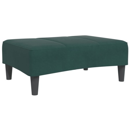 vidaXL Fußhocker Dunkelgrün 77x55x31 cm Samt