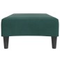 vidaXL Fußhocker Dunkelgrün 77x55x31 cm Samt vidaXL Fußhocker Dunkelgrün 77x55x31 cm Samt