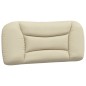 vidaXL Bett mit Matratze Creme 90x190 cm Stoff vidaXL Bett mit Matratze Creme 90x190 cm Stoff