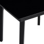vidaXL 5-tlg. Garten-Essgruppe mit Kissen Schwarz Poly Rattan vidaXL 5-tlg. Garten-Essgruppe mit Kissen Schwarz Poly Rattan