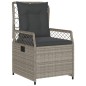 vidaXL 7-tlg. Garten-Essgruppe mit Kissen Hellgrau Poly Rattan vidaXL 7-tlg. Garten-Essgruppe mit Kissen Hellgrau Poly Rattan