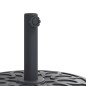 vidaXL Sonnenschirmständer mit Rollen für Ø38/48 mm Mast 27 kg Rund vidaXL Sonnenschirmständer mit Rollen für Ø38/48 mm Mast 27 kg Rund