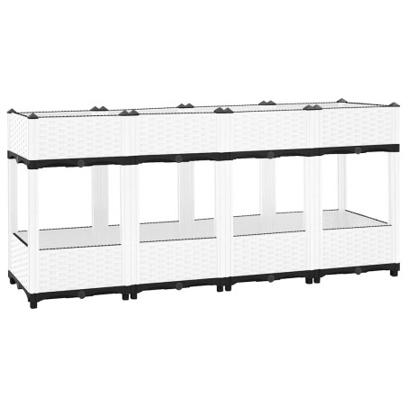 vidaXL Hochbeet 160x40x71 cm Polypropylen