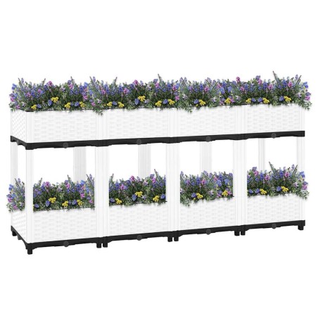 vidaXL Hochbeet 160x40x71 cm Polypropylen