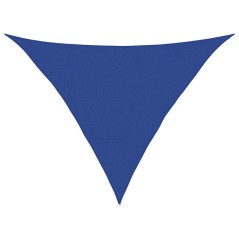 vidaXL Sonnensegel 160 g/m² Dreieckig Blau 5x5x6 m HDPE