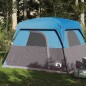 vidaXL Campingzelt 4 Personen Blau Wasserdicht vidaXL Campingzelt 4 Personen Blau Wasserdicht