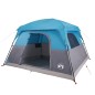 vidaXL Campingzelt 4 Personen Blau Wasserdicht vidaXL Campingzelt 4 Personen Blau Wasserdicht