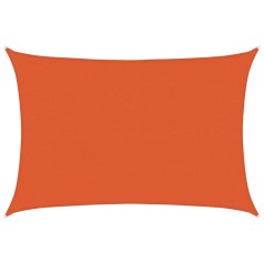 vidaXL Sonnensegel 160 g/m² Rechteckig Orange 5x6 m HDPE
