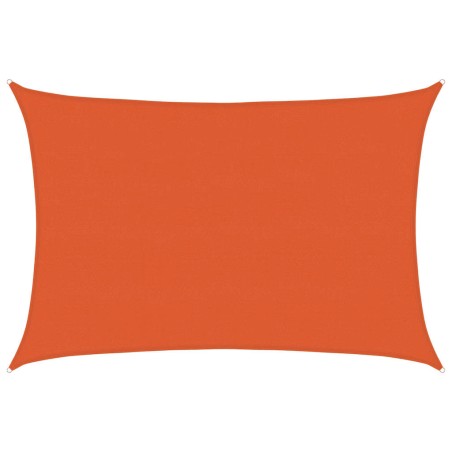 vidaXL Sonnensegel 160 g/m² Rechteckig Orange 5x6 m HDPE