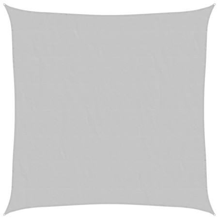 vidaXL Sonnensegel Hellgrau 2x2 m 100 % Polyester Oxford