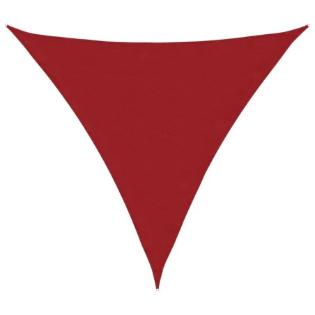 vidaXL Sonnensegel Oxford-Gewebe Dreieckig 4x4x4 m Rot