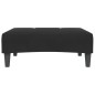 vidaXL Schlafsofa 2-Sitzer mit Fußhocker Schwarz Samt vidaXL Schlafsofa 2-Sitzer mit Fußhocker Schwarz Samt