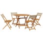 vidaXL 5-tlg. Garten-Essgruppe Beige Poly Rattan und Massivholz vidaXL 5-tlg. Garten-Essgruppe Beige Poly Rattan und Massivholz