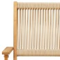 vidaXL 5-tlg. Garten-Essgruppe Polypropylen und Massivholz Beige vidaXL 5-tlg. Garten-Essgruppe Polypropylen und Massivholz Beige