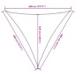 vidaXL Sonnensegel 160 g/m² Dreieckig Hellgrau 4x4x4 m HDPE vidaXL Sonnensegel 160 g/m² Dreieckig Hellgrau 4x4x4 m HDPE