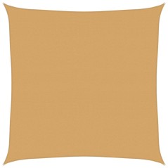 vidaXL Sonnensegel 160 g/m² Quadratisch Sandfarbe 4,5x4,5 m HDPE