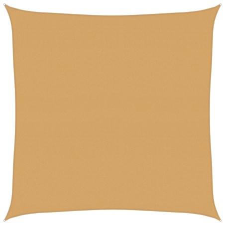 vidaXL Sonnensegel 160 g/m² Quadratisch Sandfarbe 4,5x4,5 m HDPE