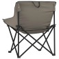 vidaXL Campingstühle 2 Stk. mit Tasche Klappbar Grau vidaXL Campingstühle 2 Stk. mit Tasche Klappbar Grau